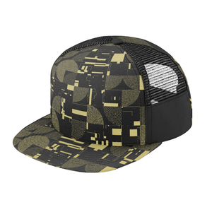 Wholesale Custom Logo Metal Buckle Mesh Trucker <b>Hat</b> Unisex Breathable Cotton Polyester Snapback Baseball Cap <b>Summer</b> Outdoor - Product Image 2