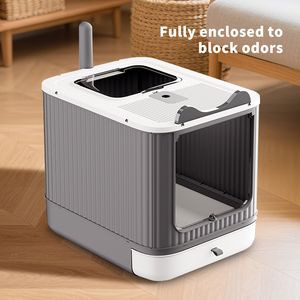 Lettiera per Gatti Elf White Elevata e Impermeabile, Resistente e Ideale per Case con Più Gatti, con Accessori Inclusi - Product Image 5