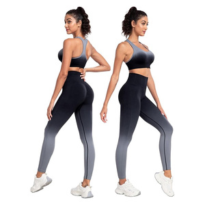Custom Women 2 Piece Workout Set Polyester Spandex Athletic Wear Sports Bra and <b>Butt</b> <b>Lift</b> <b>Leggings</b> Fitness Apparel - Product Image 1