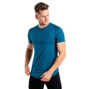 Ropa deportiva personalizada ajustada para gimnasio, ropa de entrenamiento al por mayor para hombre, camiseta de manga corta para correr y gimnasio de secado rápido para hombre - Product Image 1