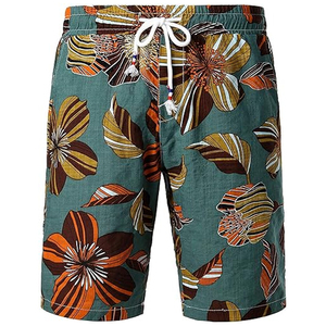 New Arrival Men Summer Printed Short And Shirts Sets Beach Wear 2 Piece Set New Design Custom And Breathable For Sets - Product Image 5