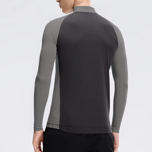 Training <b>Shirt</b> Fitness Gym Workout Men Athletic Sports Performance <b>Shirt</b> Lightweight Breathable <b>Moisture</b> <b>Wicking</b> Quick Dry - Product Image 2