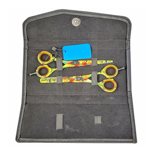 Kits d'outils de barbier de qualité supérieure, ciseaux à cheveux et à effiler, et kit de salon de coiffure avec étui en cuir - Product Image 2