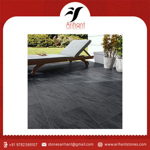 Panneaux en pierre d'ardoise noire haute résistance pour revêtement mural extérieur et design de façade - Product Image 6