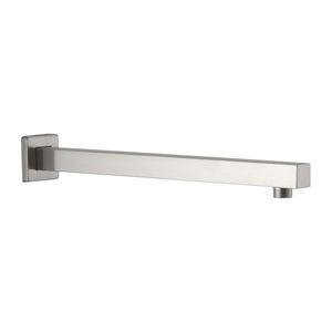 Braccio di Estensione per Doccia a Parete con Filettatura Conica 1/2 NPT, Flangia e Soffione a Pioggia - Accessori per Cabina Doccia - Product Image 1