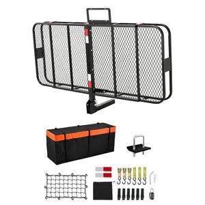 Portapacchi Pieghevole da Gancio Traino con Capacità di 227 kg per Chevrolet, 178 x 76 x 15 cm, con Cinghie a Cricchetto Resistenti - Product Image 1