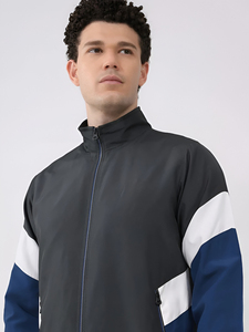Conjunto Deportivo para Hombre, Diseño con Bloques de Color, Transpirable, de Poliéster, Informal, para Correr, Corte Regular, con Bolsillos Laterales - Product Image 5