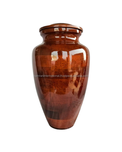 <b>Large</b> Handcrafted Premium Quality Wooden Cremation Urn for Adult Human Ashes Funeral Supplies - Product Image 4