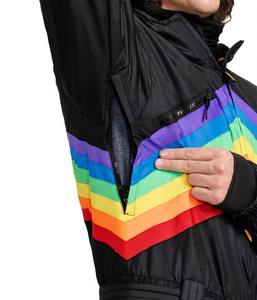 Nouvelle combinaison de ski imperméable 10 000 mm /-Tex respirante et extensible avec capuche et fermeture éclair, veste de snowboard unisexe, logo personnalisé - Product Image 6