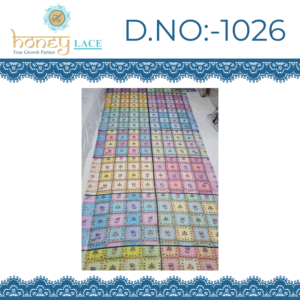 Tela de Chifón Chinon Sin Tejer Premium HONEY LACE, Estampada con Flores y Cuentas, Peso Medio, Antiestática y Transpirable - Product Image 3