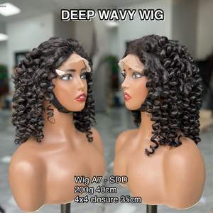 Mejor Opción 4x4 para Cierre de Encaje 200g Sin Pegamento Cabello Humano Virgen Remy Vietnamita con Doble Trama a Máquina Tamaños Personalizados Profundos - Product Image 3