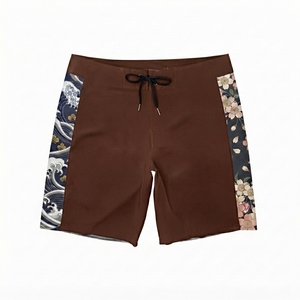 Short de bain léger et pliable pour adultes et enfants, avec cordon de serrage, pour hommes et garçons, idéal pour le surf et la plage - Product Image 6