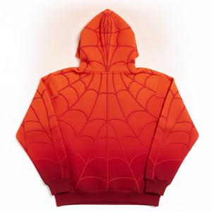 Sweat-shirts à capuche Spider vierges pour hommes, en molleton décontracté et ample, avec impression de logo personnalisé en mousse, vente en gros - Product Image 4