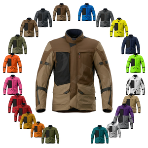 เสื้อผ้าเซฟตี้ขายส่งคุณภาพสูง เสื้อแจ็คเก็ตมอเตอร์ไซค์กันน้ำ ทนทาน พร้อมแผ่นป้องกันและสายรัดปรับได้ เสื้อแจ็คเก็ตมอเตอร์ไซค์ - Product Image 1