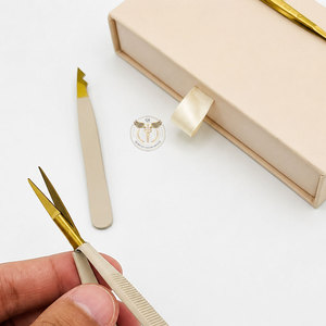 Kit Profesional de Depilación de Cejas de Acero Inoxidable con Pinzas de Precisión, Tijeras de Resorte y Juego de Herramientas de Belleza OEM - Product Image 5