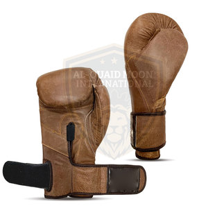 Guantes de Boxeo Profesionales Hechos a Mano, de Cuero Genuino, para Adultos, Ropa Deportiva - Product Image 2