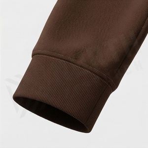 Men's <b>Brown</b> Cotton Tracksuit Full Zipper Stand Collar Casual Solid Color <b>Joggers</b> Set Regular Fit Autumn Wear - Product Image 6