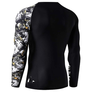Camiseta de Compresión de Manga Larga Personalizada para Hombre, Camiseta Deportiva para Gimnasio, Protección contra Rozaduras, Secado Rápido, Ropa Deportiva para Correr, OEM - Product Image 4
