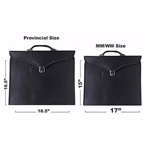 Estuche para Mandil Masónico Provincial de Cuero de Calidad Premium, Múltiples Colores, Bajo MOQ, Servicio OEM, Logotipo para Bordado y Costura - Product Image 6