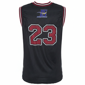 Camiseta de Baloncesto Personalizada Premium con Transferencia Térmica, Diseña Tu Propio Uniforme de Equipo, Malla Sólida Transpirable de Secado Rápido, Sin Mangas, 100% Profundo - Product Image 3