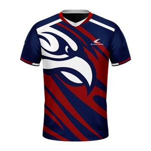 Camiseta Deportiva de Cuello Redondo con Sublimación Completa para Deportes Electrónicos - Product Image 1