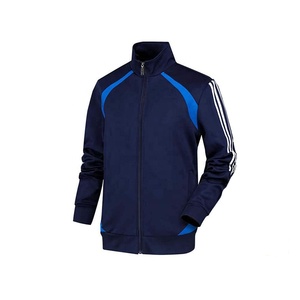 Wholesale Men's Casual Arm Strip Wear Jogging Suit Full Zip Tracksuit Sport Set - Product Image 1