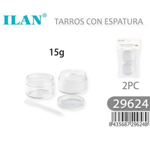 Tarros Cosméticos Il con Espátula 15g 2 Piezas - Product Image 3