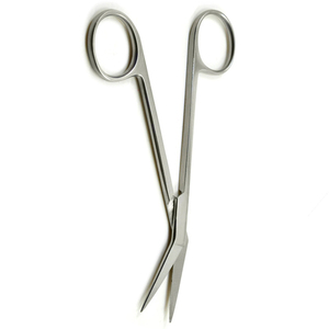 Ciseaux chirurgicaux Locklin 16,5 cm pour pansements, à bord de scie angulaire, en acier inoxydable, instrument médical chirurgical - Product Image 4