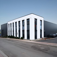 Structure métallique préfabriquée en H pour atelier d'usine ou bâtiment préfabriqué