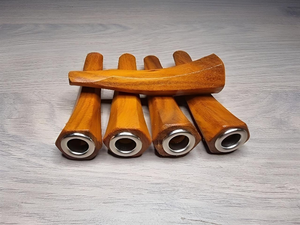 Pipe à tabac en bois artisanale de luxe, style classique, écologique et durable - Product Image 3