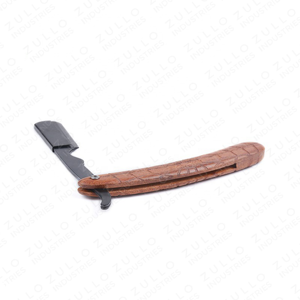 Navaja de Afeitar Recta de Acero Inoxidable de la Mejor Calidad, Mango de Madera, Tornillo Ajustable, Cuchilla Única, Herramienta de Afeitado para Barbería, OEM - Product Image 2