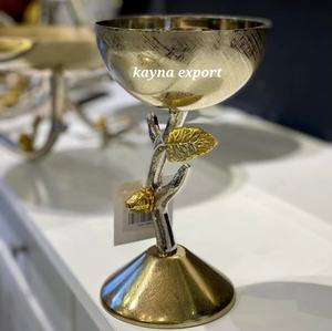 Quemador de incienso de lujo Metal dorado Acabado pulido Acero inoxidable Estilo de letra árabe Quemador Bakhoor - Product Image 3