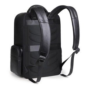 Oversized <b>Waterproof</b> Leather <b>Backpack</b> Anti-Theft Vintage Laptop Rucksack Genuine Leather Rucksack LBP-0424 - Product Image 3