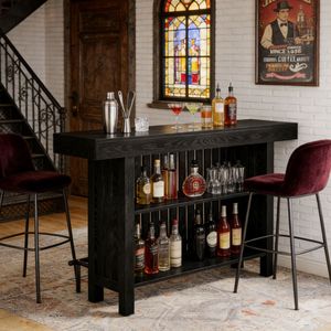 Tavolo Alto da Bar per Interni ed Esterni, Base Pieghevole per Casa e Feste - Product Image 5