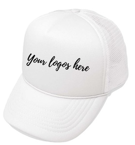 Casquette de camionneur unisexe respirante et imperméable de style de rue sportive en maille de coton pour la marque de streetwear - Product Image 1