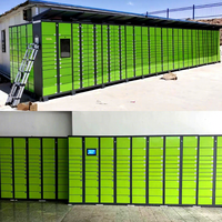Casier de livraison de colis intelligent à verrouillage électronique sans contact, armoire de retrait automatique en libre-service, sécurisé et pré-assemblé
