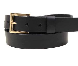 2024 vente en gros nouvelle mode peau de vache en cuir véritable ceinture pour hommes sur mesure de haute qualité avec boucle en acier OEM du Pakistan - Product Image 1