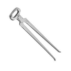 Pince à sabots vétérinaire en acier inoxydable réutilisable de qualité supérieure, outil professionnel de fermeur pour l'entretien des sabots et la coupe des ongles de cheval - Product Image 6