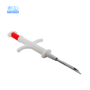 Microchip universel standard 134,2 kHz FDX-B, format réduit 8 mm de longueur pour chiens, chats et petits animaux (microchip 1,4 x 8 mm) - Product Image 1
