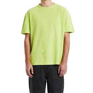 Camisetas de Hombre 100% Algodón Jersey 240sm Calidad Premium, Corte Holgado Cuadrado, Hombros Caídos, Diseño Personalizado, Cuello Redondo Simulado - Product Image 1