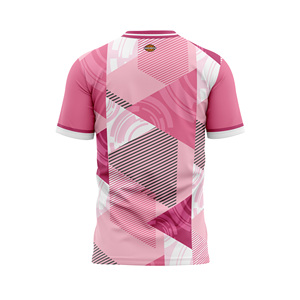 เสื้อกีฬาสั้นพิมพ์ลายแบบซับลิเมชั่นสั่งทำขายส่ง MADE4MATCH สำหรับทุกเพศ ผลิตจากโพลีเอสเตอร์ 100% ระบายอากาศได้ดี ซับเหงื่อ เหมาะสำหรับชุดทีม - Product Image 2
