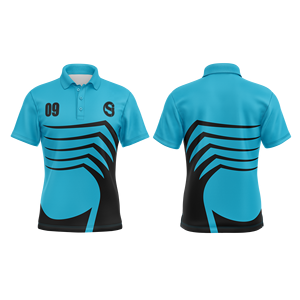Polo Casual de Manga Corta para Hombre, Color Sólido, Degradado Azul Marino y Morado con Letras Blancas Estampadas, Cuello con Botones Deportivo, Estilo Jersey de Golf - Product Image 4