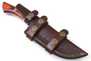 Beautiful Handmade Damascus Steel Fixed Blade Multi-Knife High Quality Hunting Camping Skinner Knife OEM Utility Knife - Product Image 5