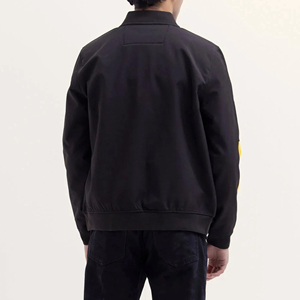 Best Quality Woven Coated Stand Collar Front Logo <b>Long</b> Sleeve Bomber <b>Jacket</b> for Men Autumn <b>Waterproof</b> Breathable Windproof - Product Image 4