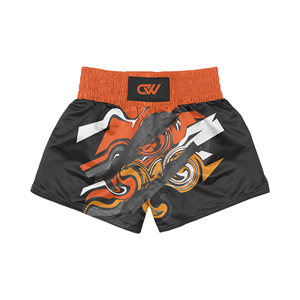 Vêtements de combat MMA sur mesure en gros, t-shirt de compression à manches courtes sublimé personnalisé à col rond pour le kickboxing avec short de Muay Thai - Product Image 3