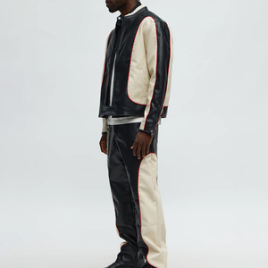 กางเกงหนังผู้ชายขายดี เอวสูง น้ำหนักเบา เป็นมิตรกับสิ่งแวดล้อม กันน้ำ ระบายอากาศได้ดี คุณภาพสูง ยืดหยุ่น เหมาะสำหรับฤดูหนาว สวมใส่สบาย - Product Image 3