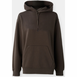 Sudadera con Capucha Unisex, Color Sólido, Tejido de Felpa, Estilo Holgado Informal, para Otoño, Corte Regular - Product Image 4