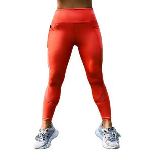 Custom Sublimation Women Plain Nylon High Waist <b>Leggings</b> With <b>Pockets</b> Plus Size Women <b>Gym</b> Training Breathable Workout Clothing - Product Image 1