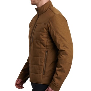 Vestes Softshell d'hiver pour hommes en toile imperméable et coupe-vent sur mesure en gros - Service OEM de haute qualité - Product Image 3