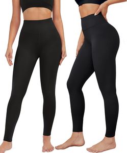Leggings de sport pour femme taille haute, tricotés extensibles, pour yoga, gym, course et tenue de sport, coupe ajustée - Product Image 2